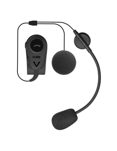 Auriculares inalambricos sbs teearsetmonomotobtk mono para moto negro