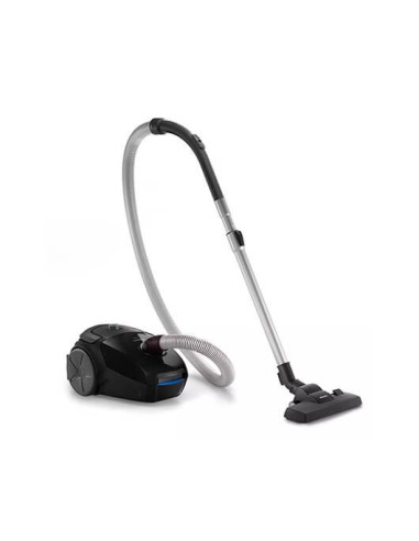 Aspirador con bolsa philips powergo negro 900w - 3l - tubo teles.cepillo multiuso - filtro allergy