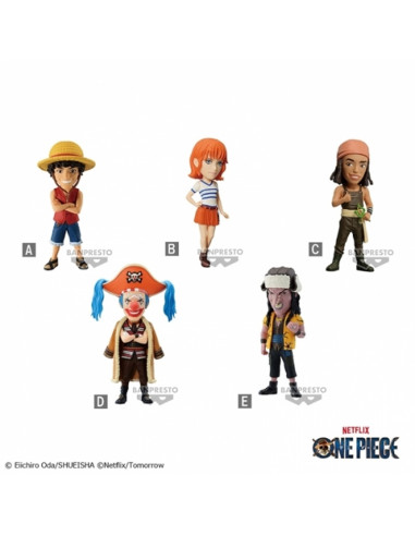 Figura banpresto one piece netflix world collectable vol.1 7cm