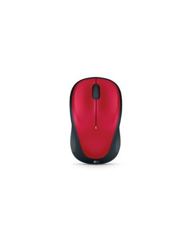 Mouse raton logitech m235 optico wireless inalambrico rojo