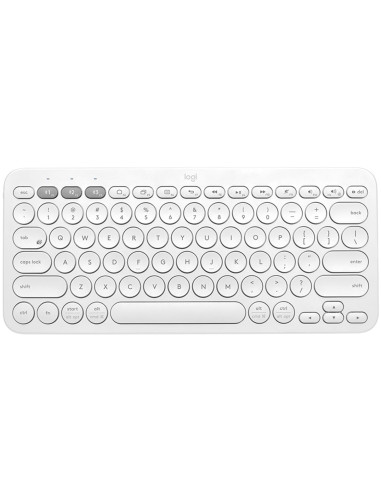 Teclado logitech k380 multi - device bluetooth blanco