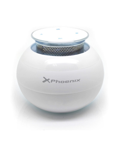 Altavoz portatil phoenix ufoboom  tactil blanco