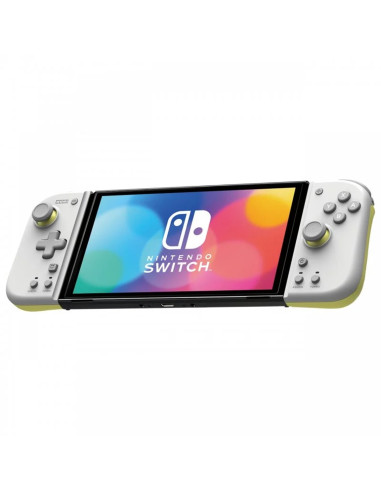 Splitpad hori compact blanco - amarillo para nintendo switch