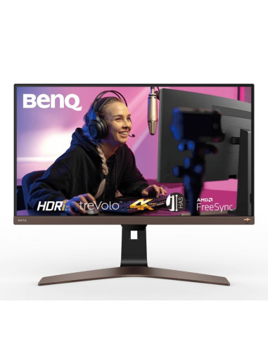 Monitor led 28pulgadas benq ew2880u ips -  hdr -  4k uhd -  hdmi -  dp -  usb tipo c -  60hz -  5ms -  regulable -  vesa 100 x 