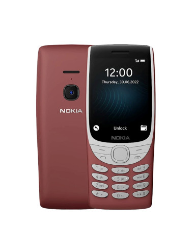 Telefono movil nokia 8210 rojo 2.8pulgadas -  128mb rom -  48mb ram -  0.3mpx -  4g