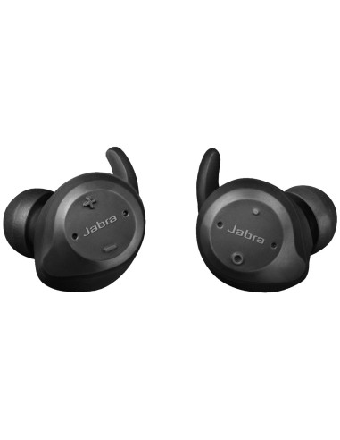 Auriculares inalambricos jabra elite sport negro + estuche de carga