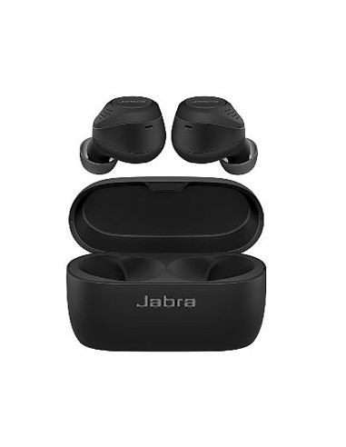 Auriculares inalambricos jabra elite 75t wlc negro + estuche de carga