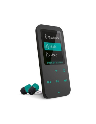 Reproductor mp4 energy sistem 8gb touch bluetooth menta - radio fm - micro sd - tactil