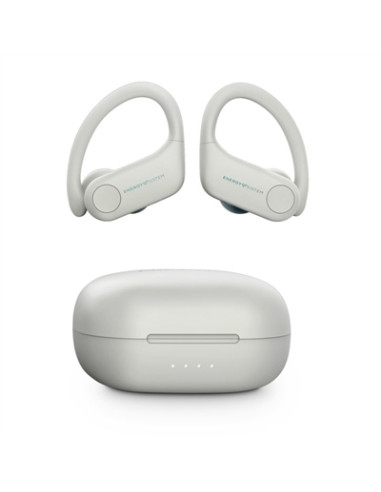 Auriculares micro energy sistem sport 4 tw blanco snow true wireless estereo - bluetooth 5 - estuche de carga