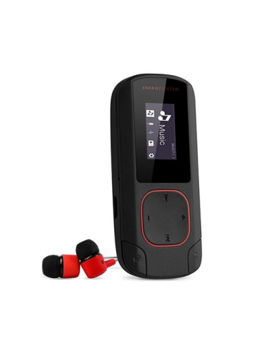 Reproductor mp3 energy sistem 8gb - clip - bluetooth coral - radio fm - micro sd