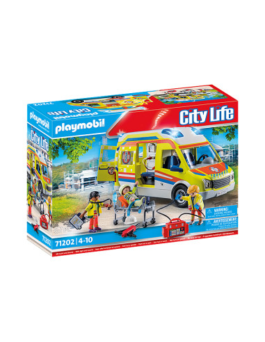 Playmobil ambulacia con luz y sonido