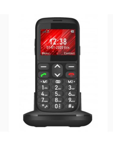 Telefono movil telefunken s520 senior phone - gps - 2.31pulgadas - negro