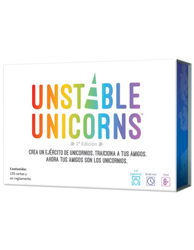 Juego de mesa unstable unicorns pegi 8