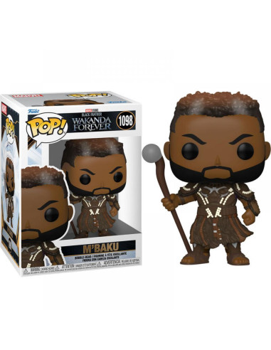 Funko pop marvel black panther wakanda forever mbaku 63942