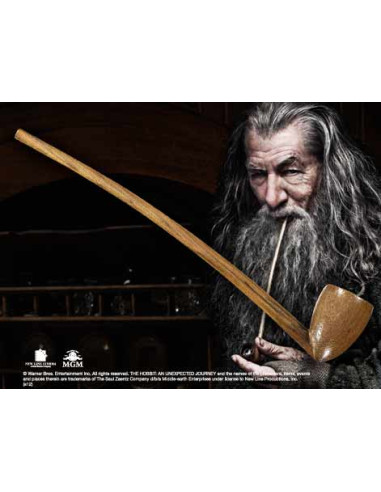 Replica the noble collection l hobbit pipa gandalf de 23 cm