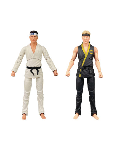 Set 2 figuras diamond collection cobra kai all valley johnny & daniel