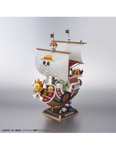 Replica bandai hobby one piece grand ship collectio hi - end model kit thousand sunny land of wano