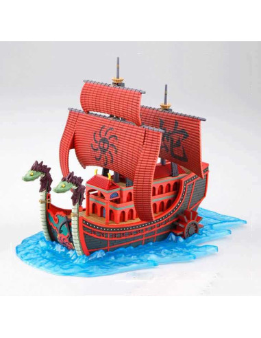 Replica bandai hobby one piece grand ship collection nine snake kuja pirate ship model kit