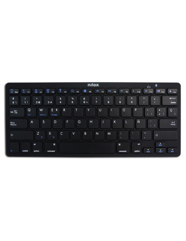 Teclado nilox nxkb01b bluetooh negro