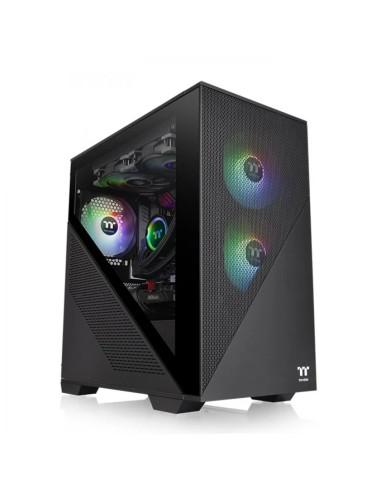 Caja ordenador gaming thermaltake divider 170 tg negro micro atx 2 x usb 3.2 1 x usb 2.0 2 x 120mm argb