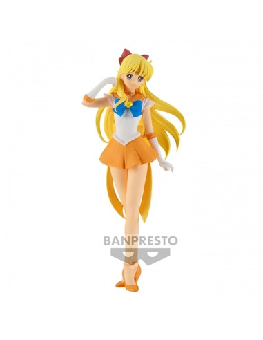 Figura banpresto pretty guardian sailor moon eternal glitter & glamorous super sailor venus minako aino 14cm