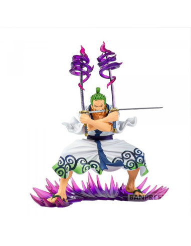 Figura banpresto one piece dxf special zoro - juro 13cm