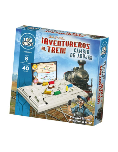 Juego de mesa logiquest ¡aventureros al tren! edad recomendada 8 años