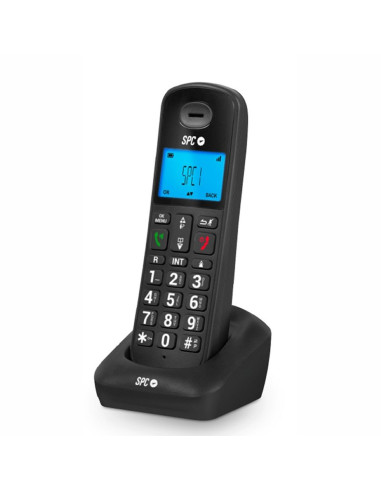 Telefono inalambrico spc dect gossip 2 negro -  50 contactos