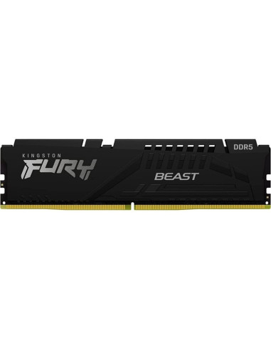 Memoria ram ddr5 8gb kingston - 6000 mhz - pc5 - 48000 - fury beast - cl36 - 1.25v - am5