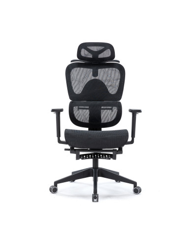 Silla ergonómica oficina phoenix comfy pro negra