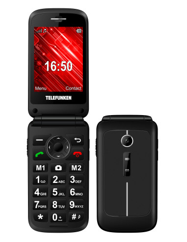 Telefono movil telefunken s430 senior phone - 2.8pulgadas - negro