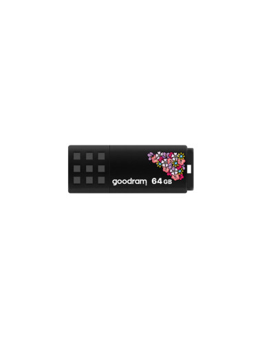 Memoria usb 2.0 goodram 64gb ume spring negro