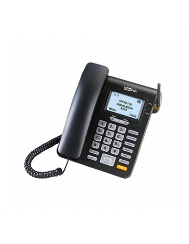 Telefono fijo maxcom mm28d black