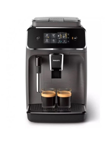 Cafetera philips espresso automatica ep2224 - 10 1500w - panel tactil - espumador - 2 tazas