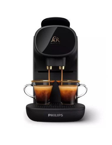 Cafetera philips l'or barista sublime piano noir boquilla doble - dep.0.8l - doble capsula