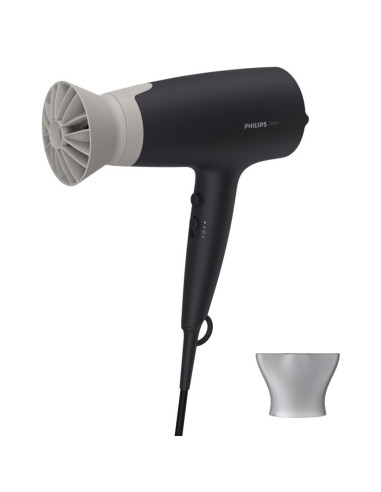 Secador de pelo philips serie 3000 2100w negro frio - boquilla 14mm - cable 1.8m - 6 posiciones