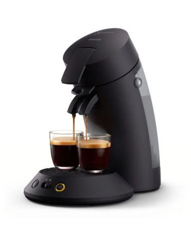 Cafetera philips senseo original plus negro boquilla doble - jarra 0.7l - desconexion automatica