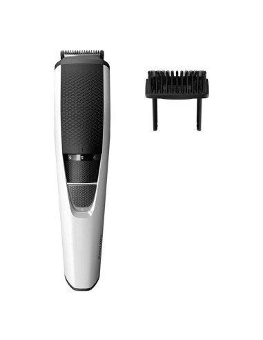 Cortapelos philips beardtrimmer bt3206 - 14 blanco 10 ajust. 1mm - recorta barba - cabezal lavable - 45min