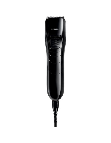 Cortapelos philips familiar negro 11 ajustes - lavable seco - puntas redondeadas