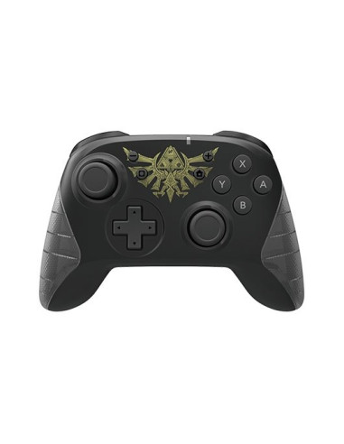 Gamepad hori wireless zelda negro para nintendo switch - inalambrico