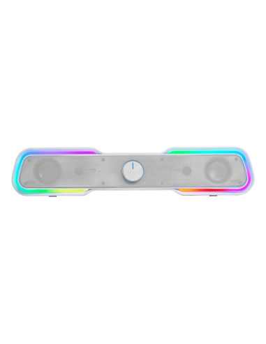 Barra de sonido mars gaming msbx 10w rgb blanca