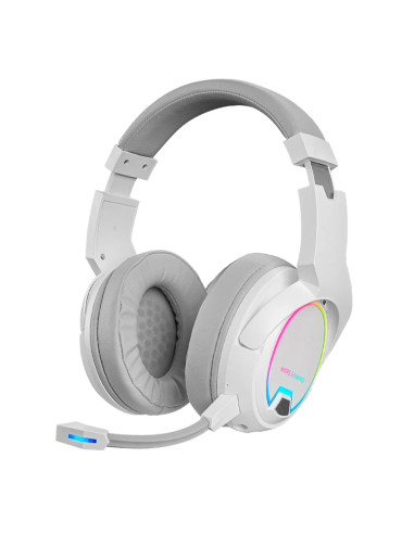 Auriculares inalambricos mars gaming mhw - 100 con microfono blanco