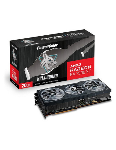 Tarjeta grafica powercolor radeon rx 7900xt hellhound 20gb gddr6