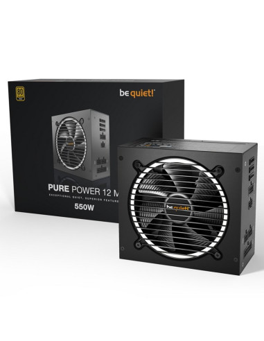 Fuente alimentacion be quiet! pure power 12m gaming atx 550w