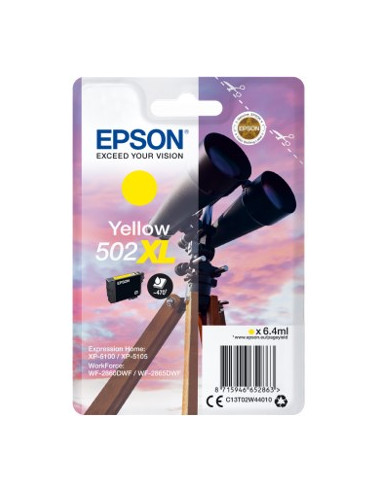 Cartucho tinta epson t02w440 502xl amarillo ink