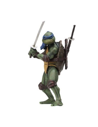 Figura neca las tortugas ninja pelicula 1990 leonardo