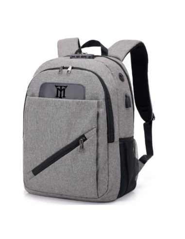 Mochila maillon backpack zermatt usb 15.6pulgadas gris