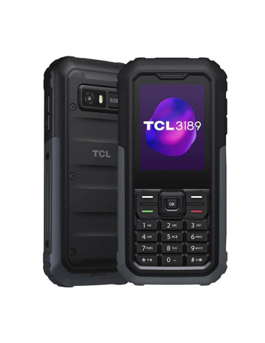 Telefono movil tcl senior 3189 rugerizado 2.4pulgadas grey