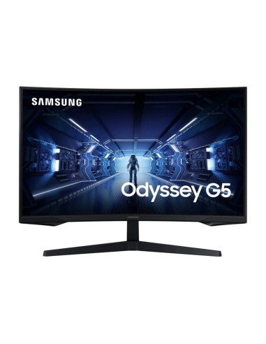 Monitor led gaming 27pulgadas samsung odyssey lc27g55tqbuxen curvo -  va -  wqhd -  hdmi -  dp -  144hz -  1ms -  vesa 75 x 75