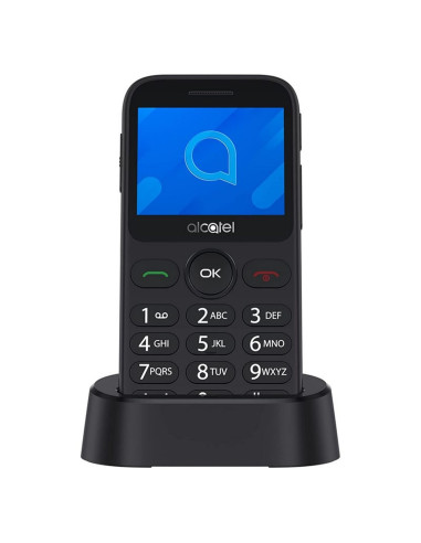 Telefono movil alcatel 2020x gris - 2.4pulgadas - 16mb rom - 4mb ram - micro sd hasta 32gb - 970mah